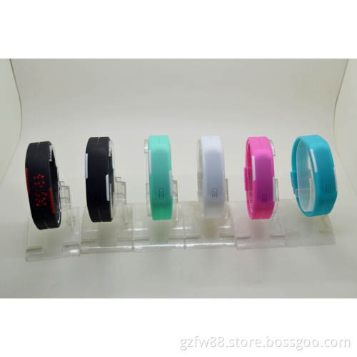 Christmas custom logo led kids quartz led watch waterproof